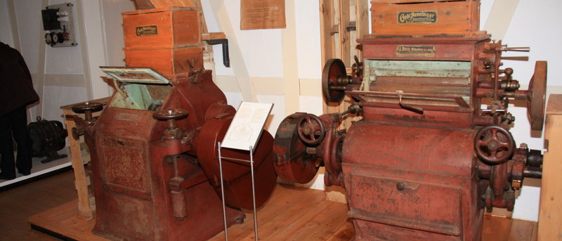 Blick in den Ausstellungsberech der Herrenm&uuml;hle